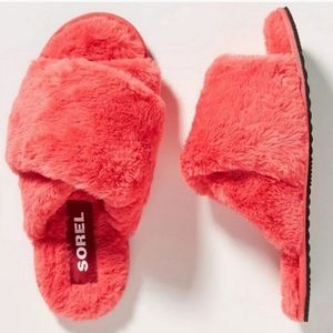 Sorel Go Mail Run Slippers Blush Pink 7